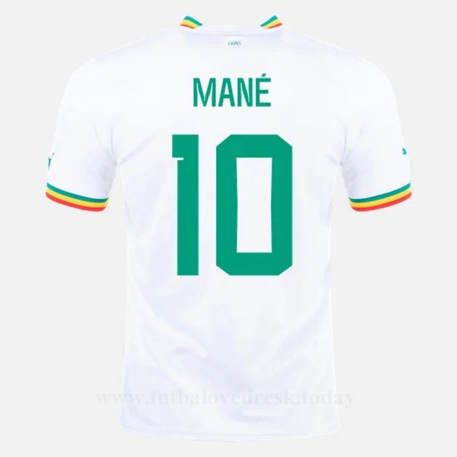 Lacné Futbalove Dresy Senegal MANE #10 Preč Dres Majstrovstvá sveta 2022
